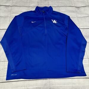 Nike Kentucky Wildcats Mens Size XXL Quarter Zip Training Shirt Long Sleeve